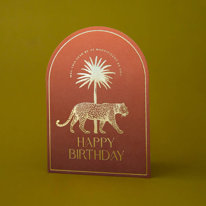 Magnificent Birthday Card | Leopard