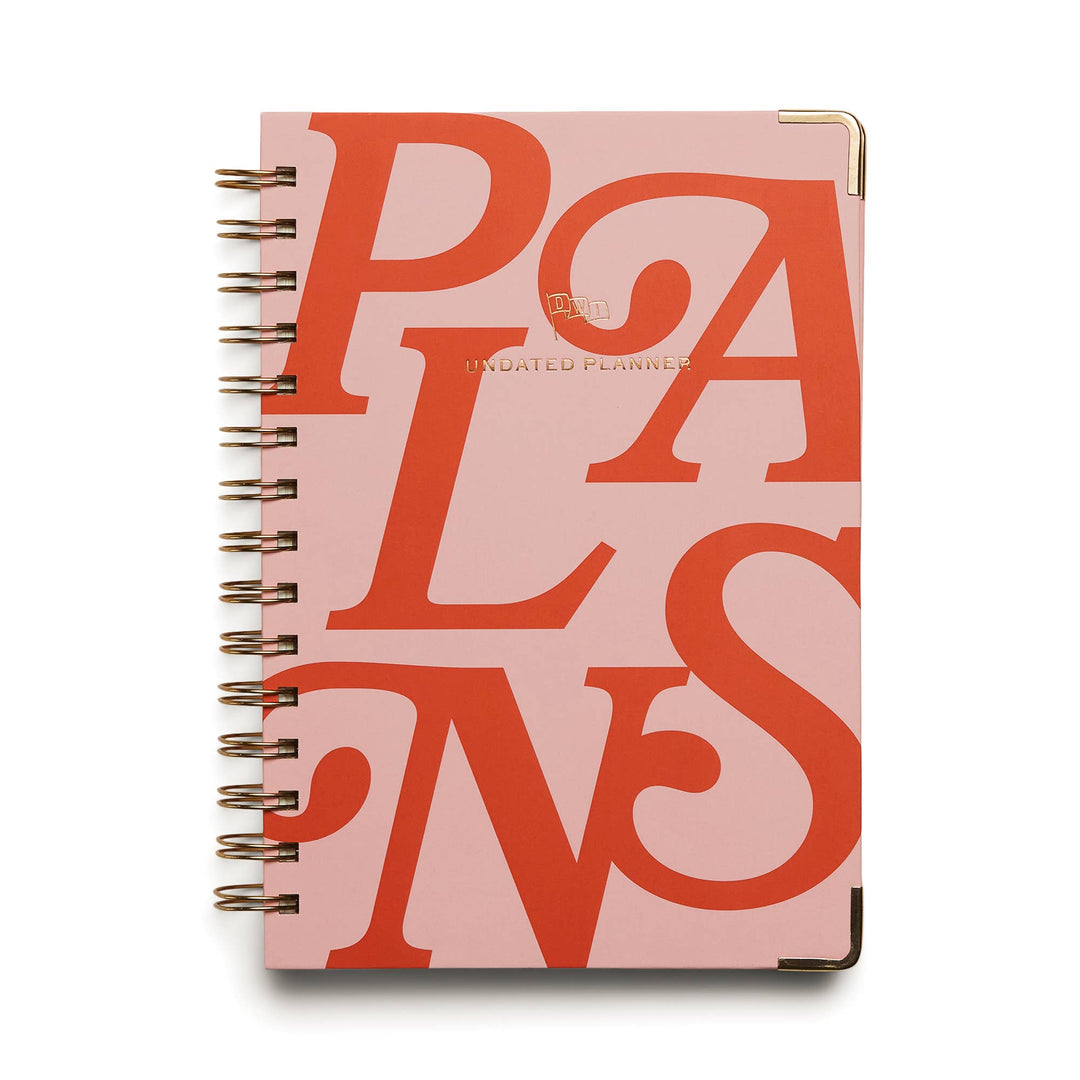 UNDATED 13 MONTH PERPETUAL PLANNER - PLANS