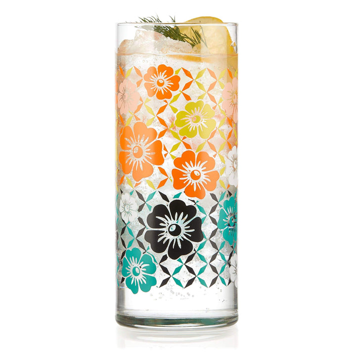 Libbey Vintage Flower Power Cooler Glasses