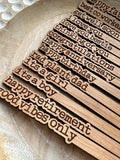 Everyday Plant Sticks/Signs: Happy Birthday