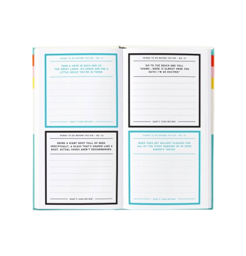 A Million Things to Do Before You Die Journal