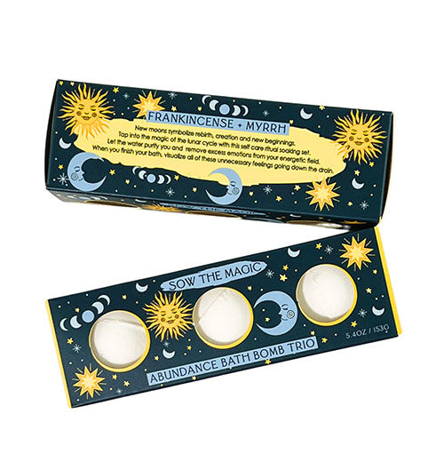 Moon Phase Abundance Bath Bomb Trio