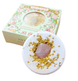 Goddess of Love Wild Rose Bath Bomb with Rose Quartz