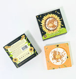 Sunflower Power Honey Bath Bomb with Amber