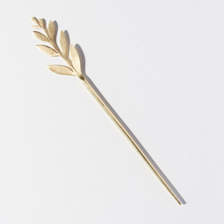 Brass Wisteria Hair Stick