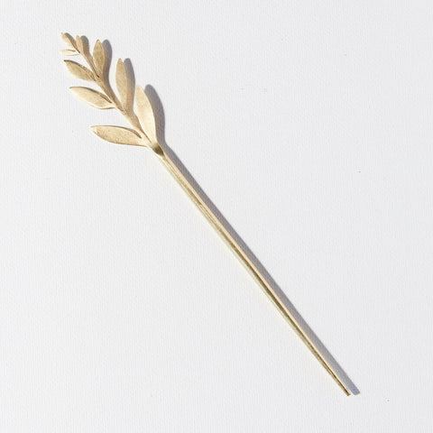 Brass Wisteria Hair Stick