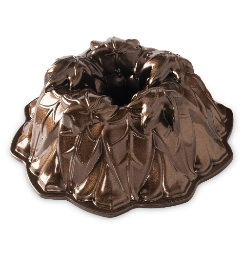 THANKSGIVING Bundt Harvest Leaves Pan