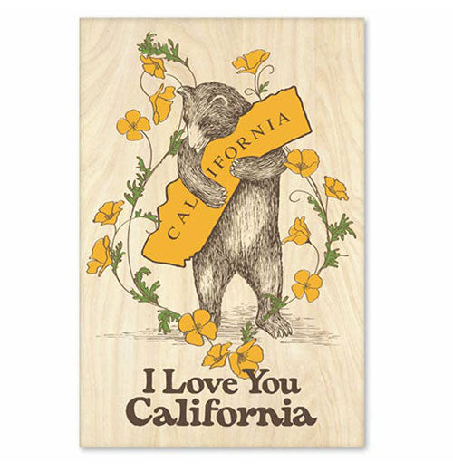 CA Bear Hug &amp; Poppy Magnet