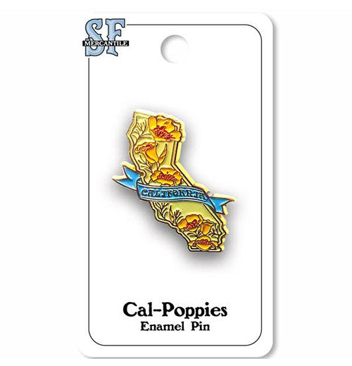 CA Poppies Pin