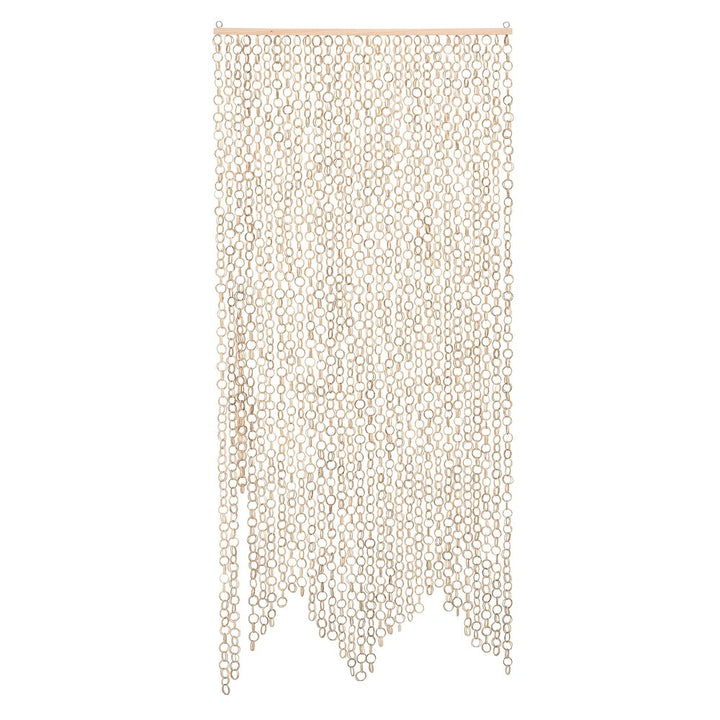 Bamboo Link Curtain, Screen, Room Divider / Natural