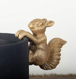 Squirrel Flower Pot Decoration