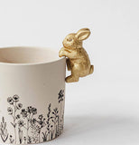 Rabbit Flower Pot Decoration
