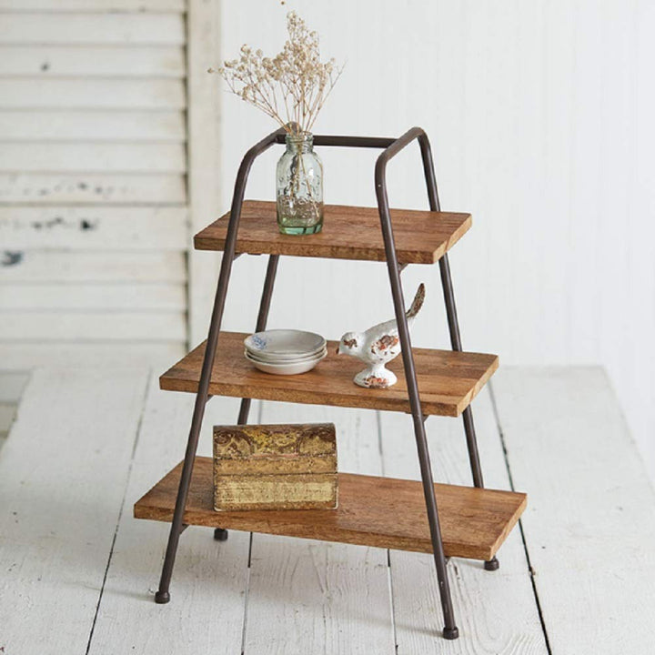 Table Top A-Frame Shelves, 3 Tier