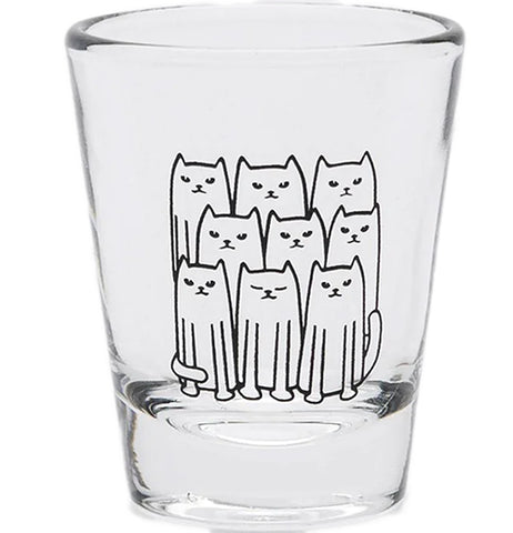 Cats Shot Glass