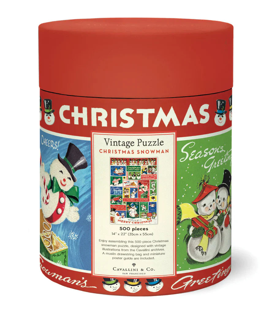 Christmas Snowman 500 Piece Puzzle