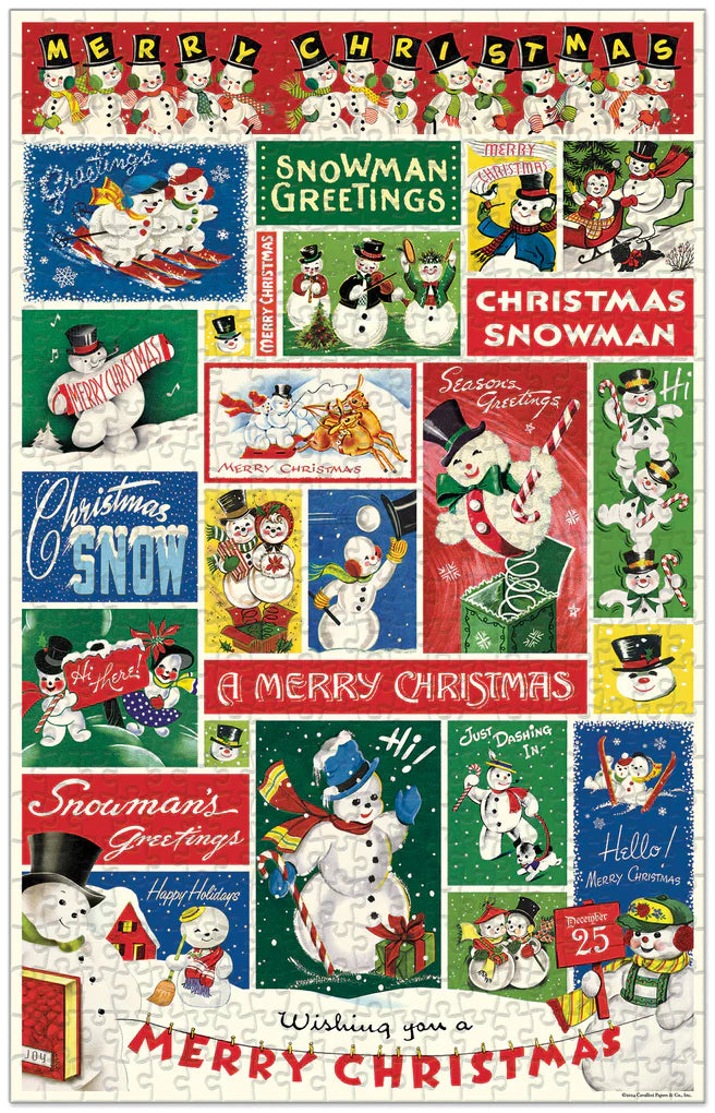 Christmas Snowman 500 Piece Puzzle
