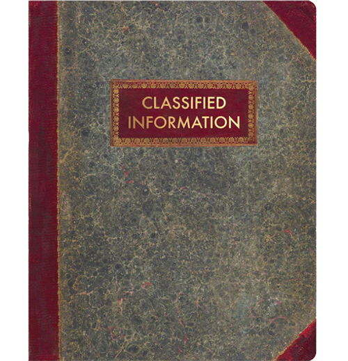 Journal, Large - Classified Information