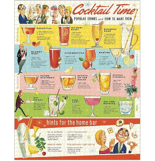 Cocktails -1,000 Piece Puzzle