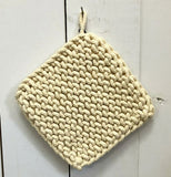 Cotton Crocheted Pot Holder