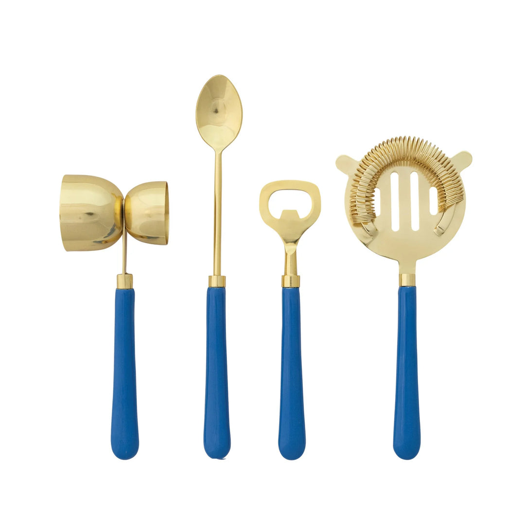 Stainless Steel Bar Tools Set of 4
