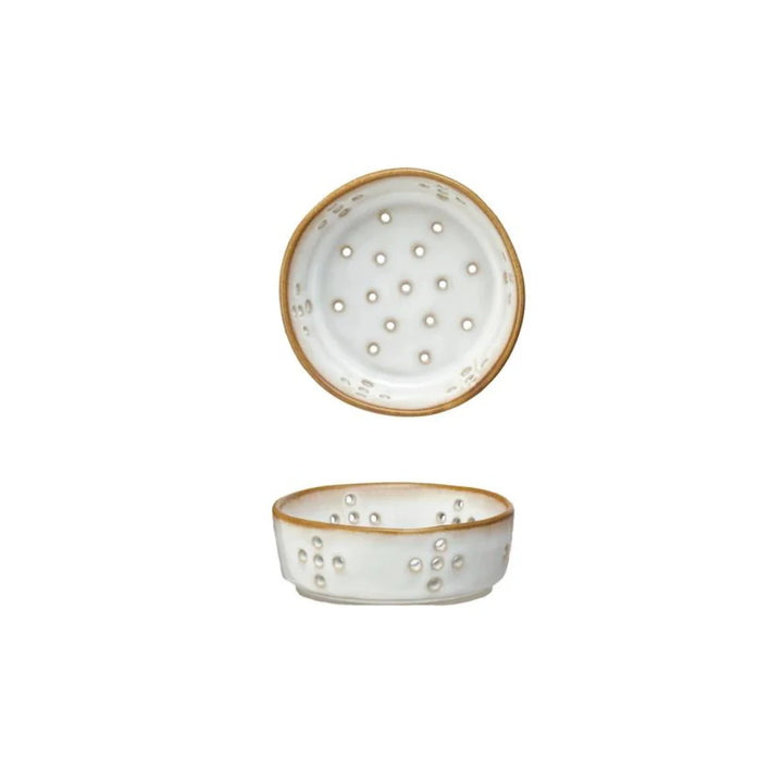 Stoneware Berry Bowl Reactive Glaze