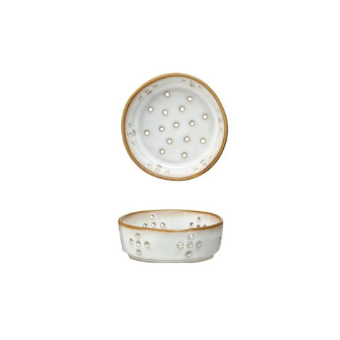 Stoneware Berry Bowl Reactive Glaze