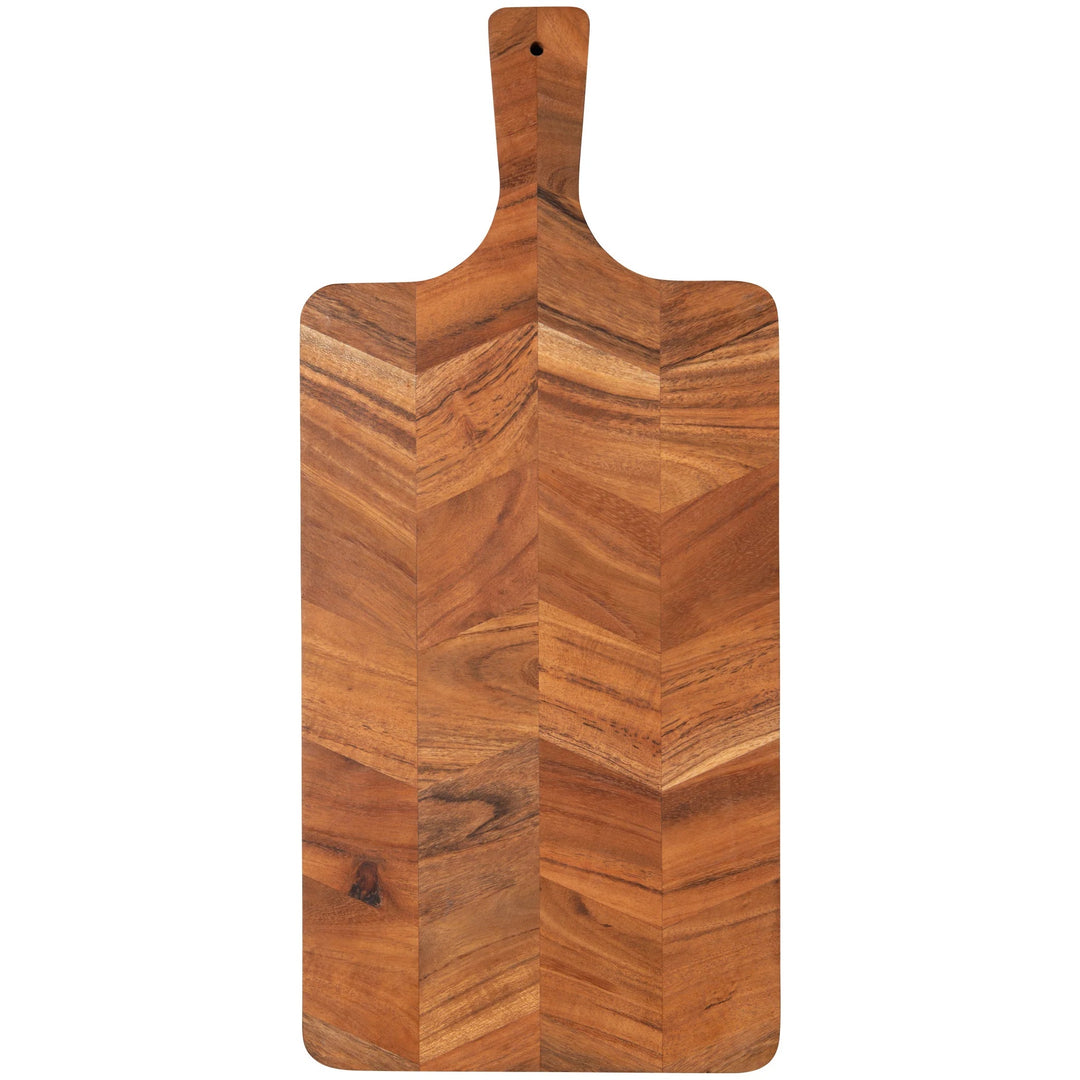 20" Acacia Chevron Serve Paddle