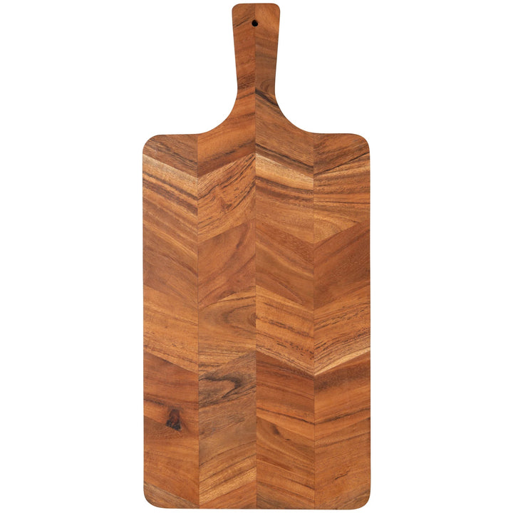 20" Acacia Chevron Serve Paddle