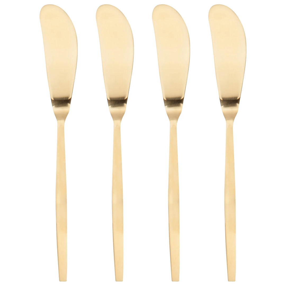 Gold Spreaders, Set of 4