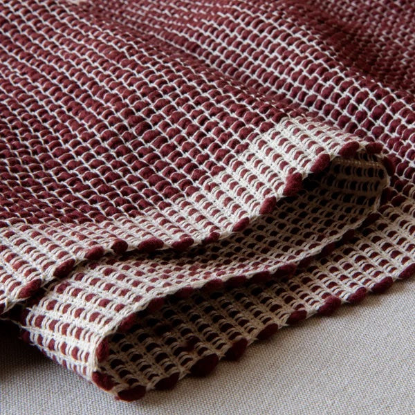 Lattice Garnet 72" Table Runner
