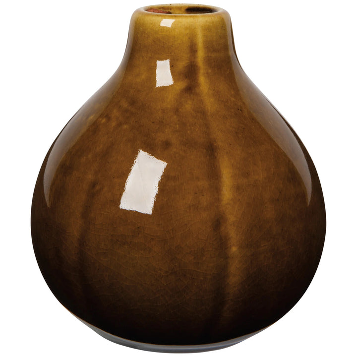 Moss Green Ceramic Bud Vase
