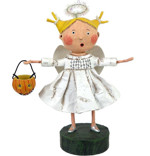 Angel Girl is ready to spread peace on earth, and collect her Halloween candy too. she&