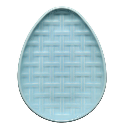 Embossed Egg Plate