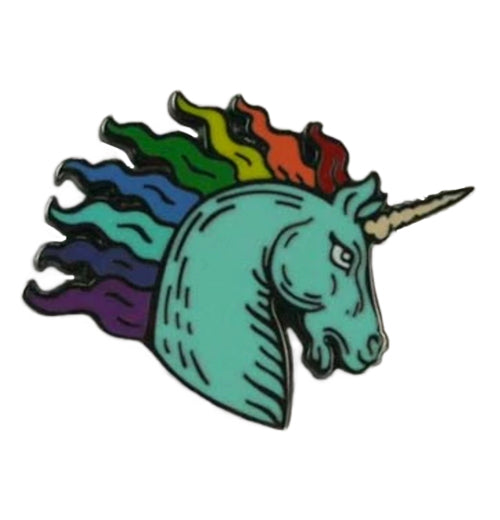 Rainbow Unicorn Enamel Pin
