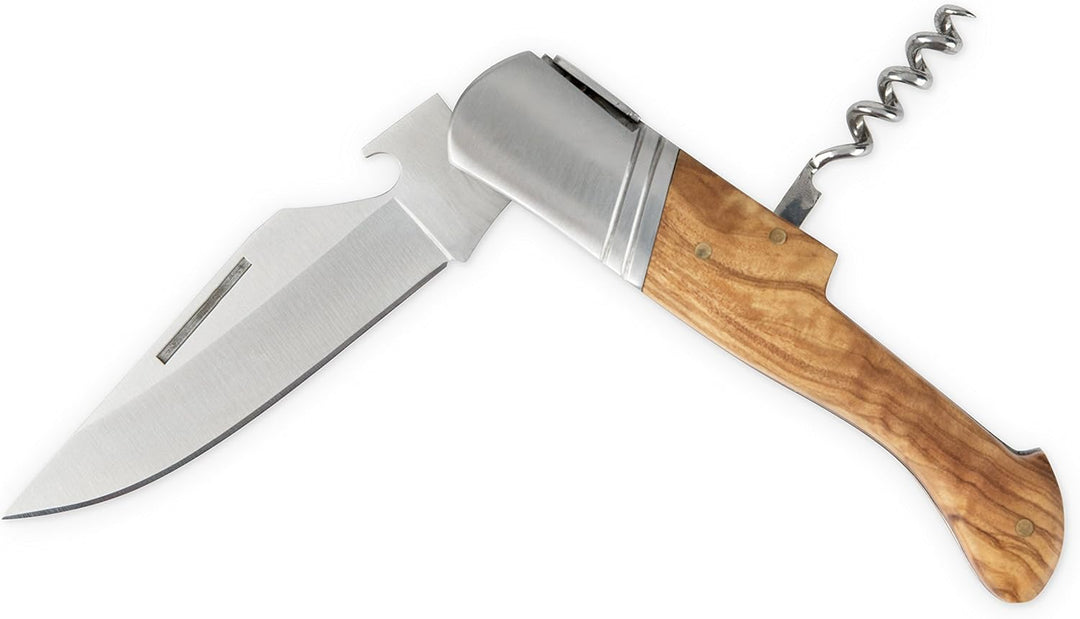 Slash and Turn Wooden Knife &amp; Corkscrew