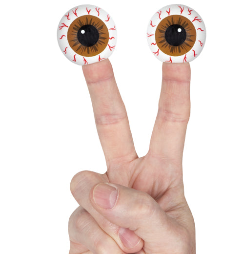 HALLOWEEN - "Eyeballs" Finger Puppet <br> Assorted Colors