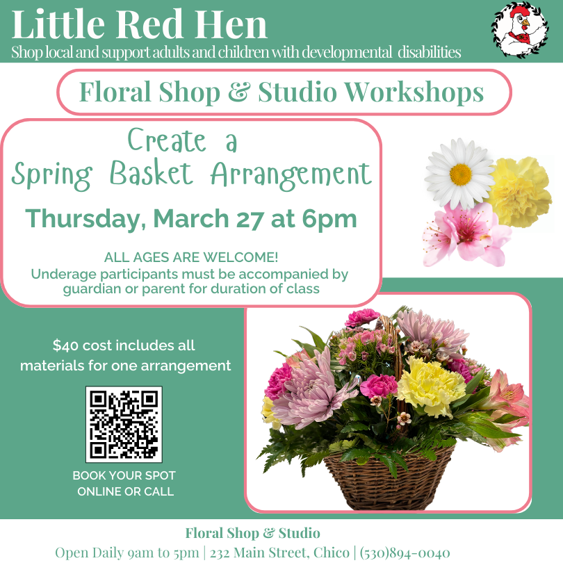 Spring Basket Arrangement Workshop