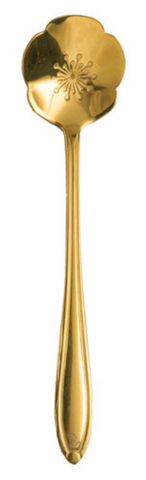 Stainless Steel Flower Shaped Spoon