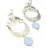 Handmade Luna Moth Earrings