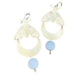 Handmade Luna Moth Earrings