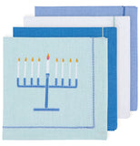 HOLIDAY Bright Hanukkah Cocktail Napkins (Set of 4)