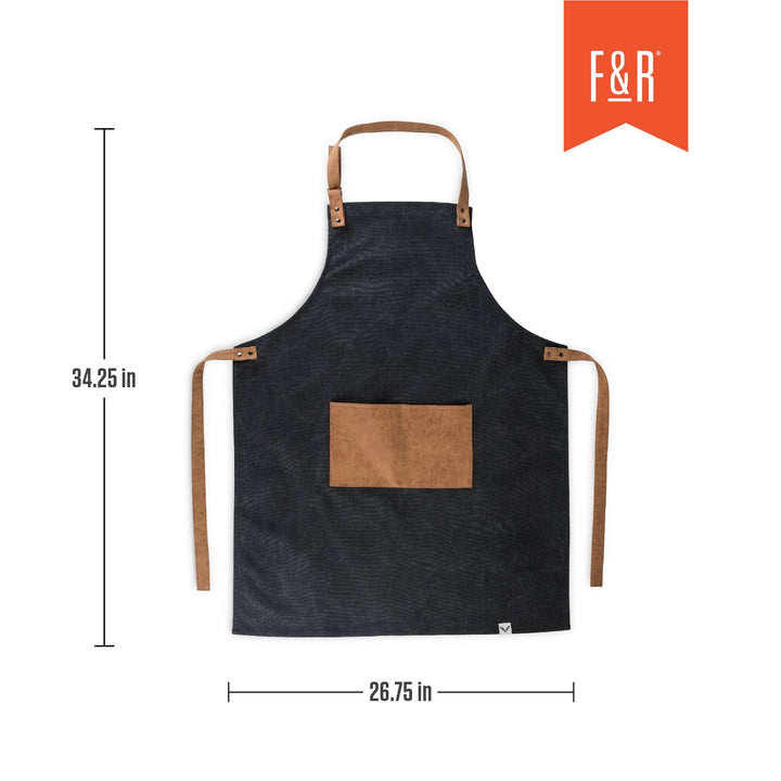 Canvas Grilling Apron with Pocket