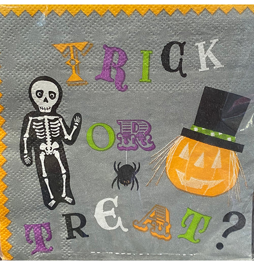 HALLOWEEN Trick or Treat Cocktail Napkins