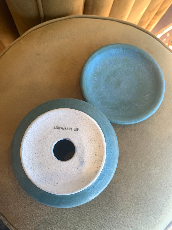 Handmade Wheel Thrown Hand Painted Planter 4.5"
