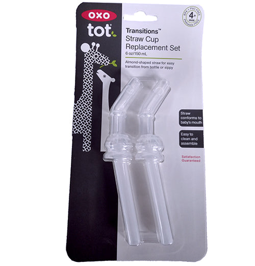 Tot 2 Pack Replacement Straw Set