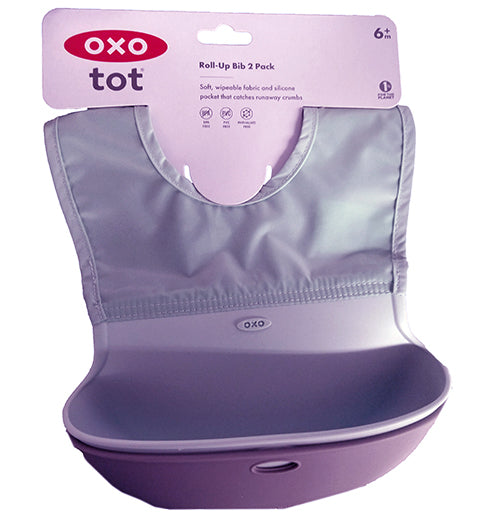 Tot Roll Up Bib 2 Pack
