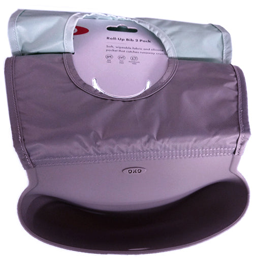 Tot Roll Up Bib 2 Pack