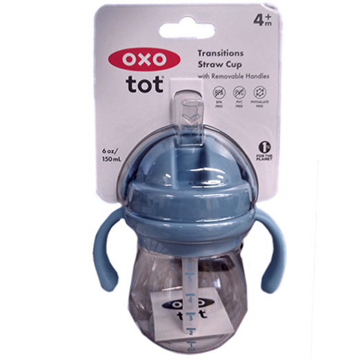 Tot Transitions Straw Cup With Removable Handle