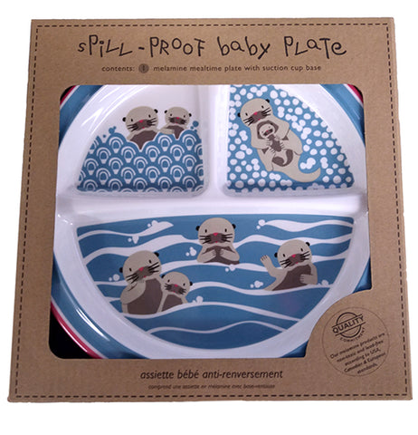 Baby Otter Suctioned Baby Plate