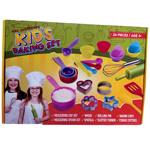 24 Piece Kids Baking Set